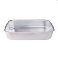 Tegame rettangolare alluminio 1/2 peso cm.55x36x9,5h  ALMA15055