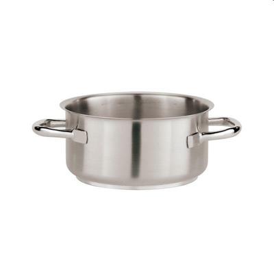 Casseruola inox mezza alta d.20,0cm h.10,0cm lt.3,1   11010-20