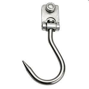 Carrucolina zincata girevole snodata L.180mm d.12mm   081 0180X12