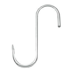 Gancio inox normale 1 punta L.80mm d.4mm modello 50   050 0080X04