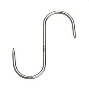 Gancio inox normale 2 punte art.50A L.200mm d.9mm   050A 0200X09