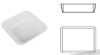 Vaschetta rettangolare 33x50x6 cm