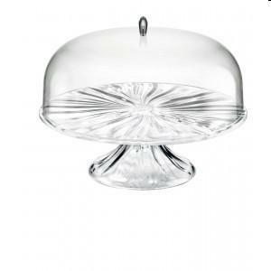 Alzata torte con campana d.33,4cm h.26,6cm