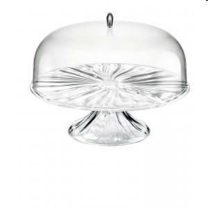 Alzata con campana Aqua d.27cm h.25,6cm