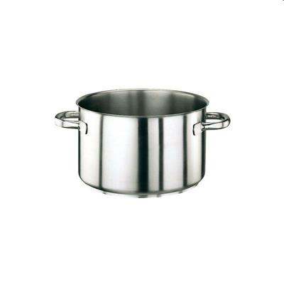Casseruola inox 2 manici alta d.22,0cm h.13,0cm lt.5,0  11007-22