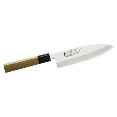 Coltello orientale Deba L.22,0cm manico legno  18280-22