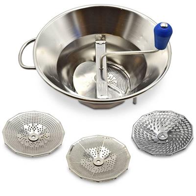 Passaverdure inox 3 griglie d.31,0cm h.25,0cm lt.1,40