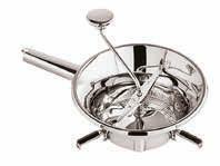 Passaverdure inox 3 griglie d.24,0cm h.16,5cm