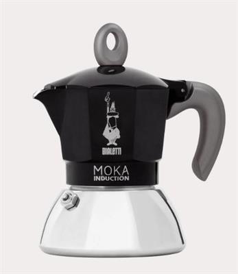 Moka Induction 2 tazze colore nera