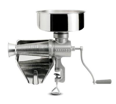 Spremipomodoro manuale con accessori in inox