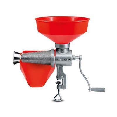 Spremipomodoro manuale con accessori in plastica