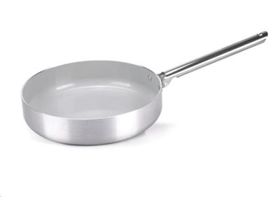 Casseruola bassa 1 manico finegres e alluminio d.32cm per induzione