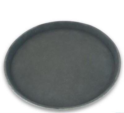 Vassoio antiscivolo d.40cm nero  2602